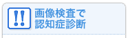 画像検査で認知症診断